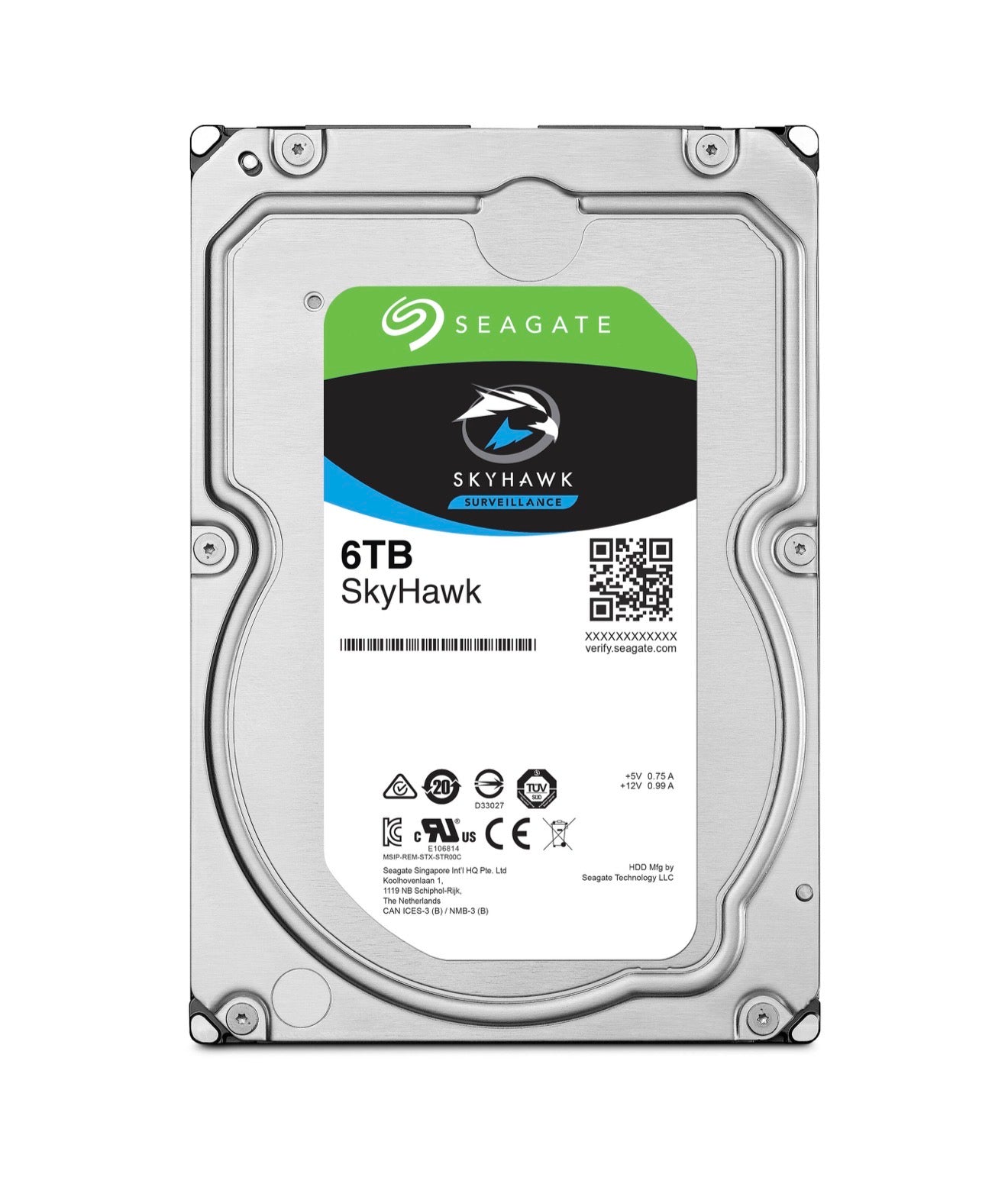 Seagate 6TB SkyHawk Surveillance SATA III 3.5" Internal HDD