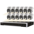 Hikvision EKI-K164T412H 16-Channel 8MP NVR with 4TB HDD & Twelve 4MP Night Vision Turret Cameras Kit