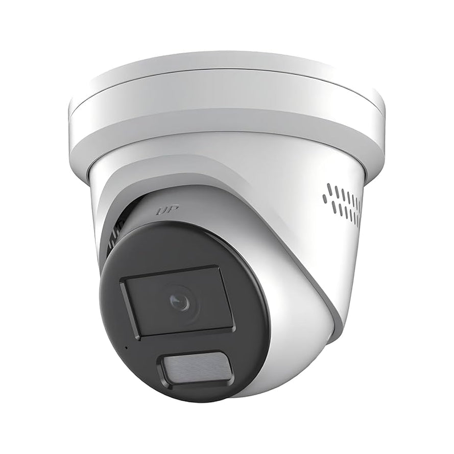 Hikvision DS-2CD2387G2H-LISU/SL4K 8MP PoE Fixed Turret IP Camera with Smart Hybrid Light, Color Night Vision, Human/Vehicle Detection, Built-in Mic and Speaker, Strobe Light and Audio Alarm